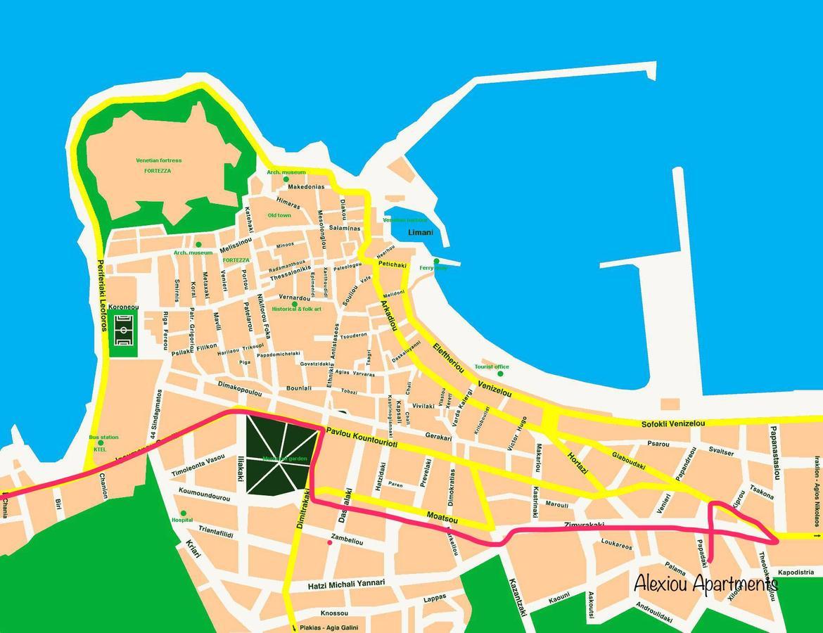 Rethymno Blue Apartments 外观 照片